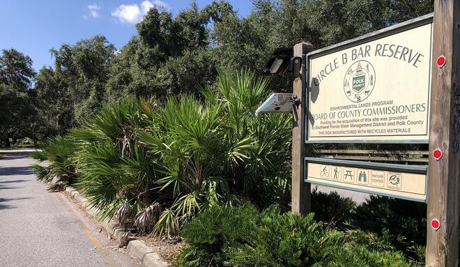A scenic view of Circle B Bar Reserve located in Lakeland, FL