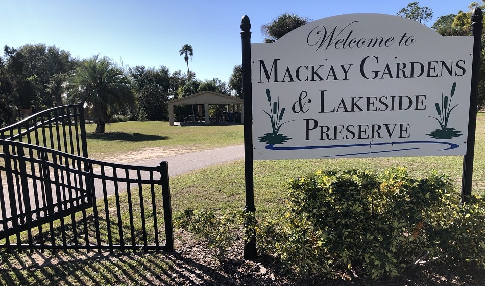 Tranquil nature walk at Mackay Gardens and Lakeside Preserve in Lake Alfred FL