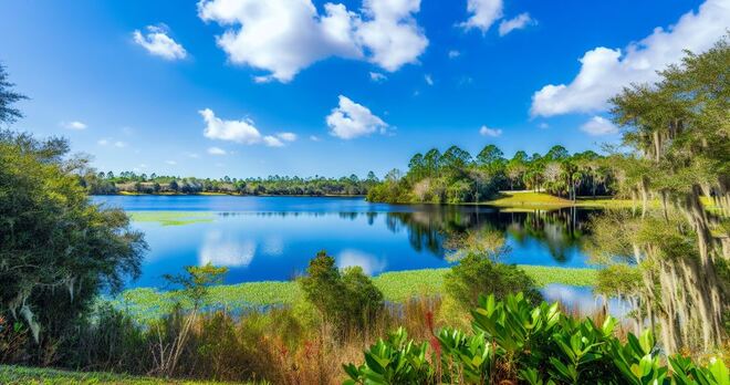 Central Florida living with lakes and charm