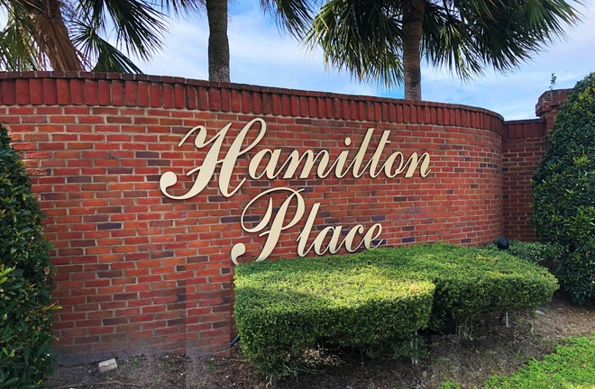 Hamilton Place Sign In Lakeland Fl