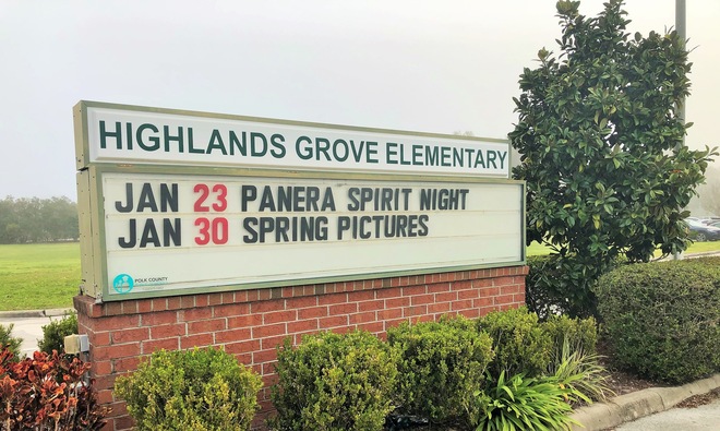 Highlands Grove Elementary School in Lakeland Fl