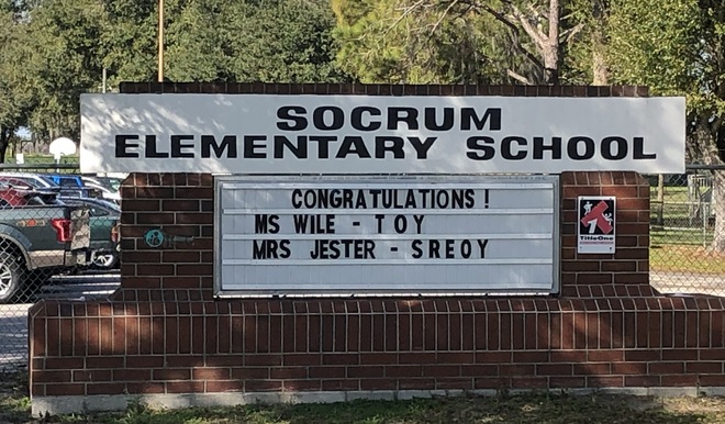 Socrum Elementary School in Lakeland Fl