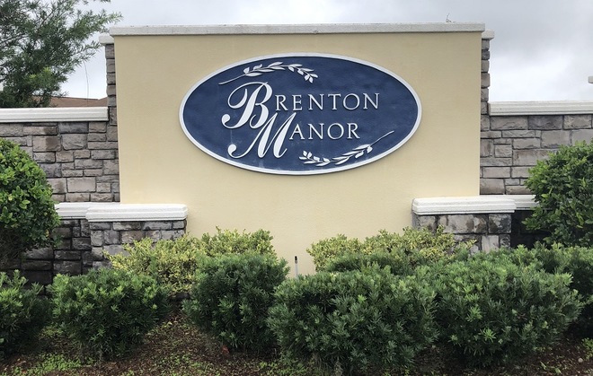 Brenton Manor Community Sign