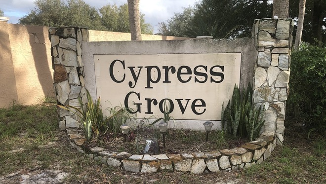 Cypress Grove Community Sign