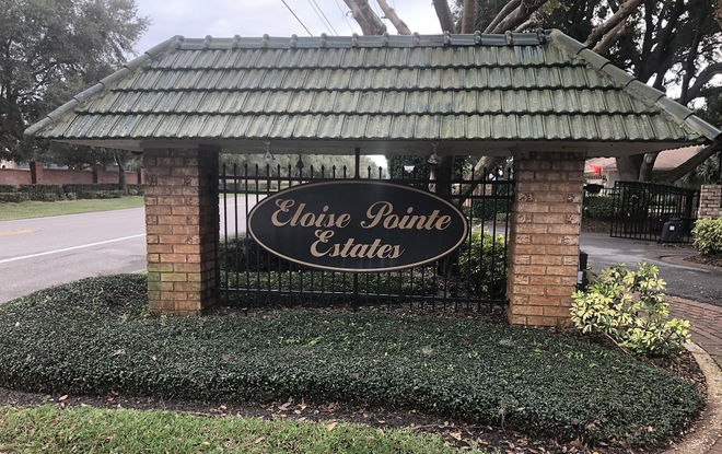 Eloise Pointe Estates Community Sign