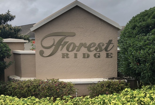 Forest Ridge's Community Sign