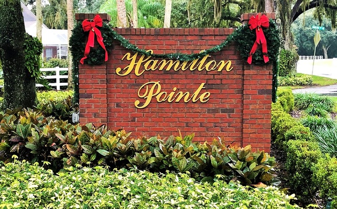 Hamilton Pointe's Community Sign
