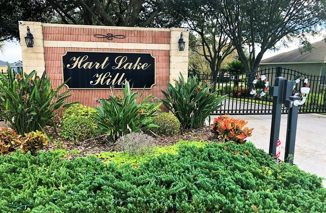 Hart Lake Hills Community Sign