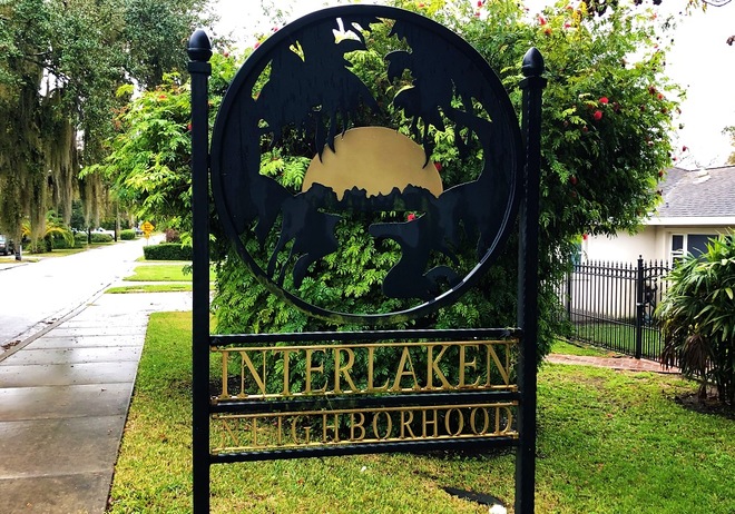 Interlaken's Community Sign