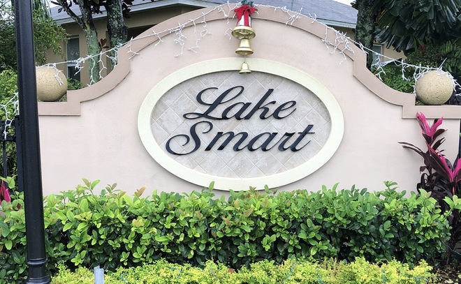 Lake Smart Community Sign