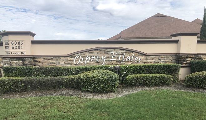 Osprey Estates Community Sign