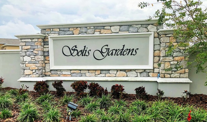 Solis Gardens Community Sign
