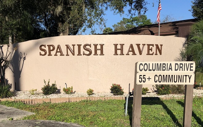 Spanish Haven Community Sign