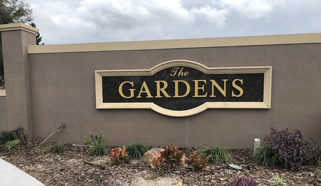 The Gardens Community Sign