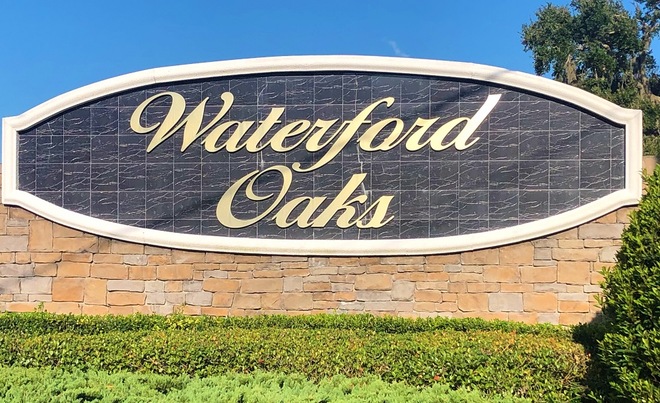Waterford Oaks Community Sign