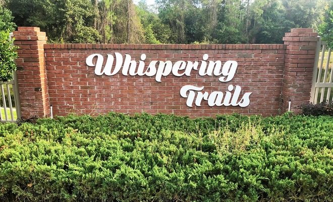 Whispering Trails Community Sign
