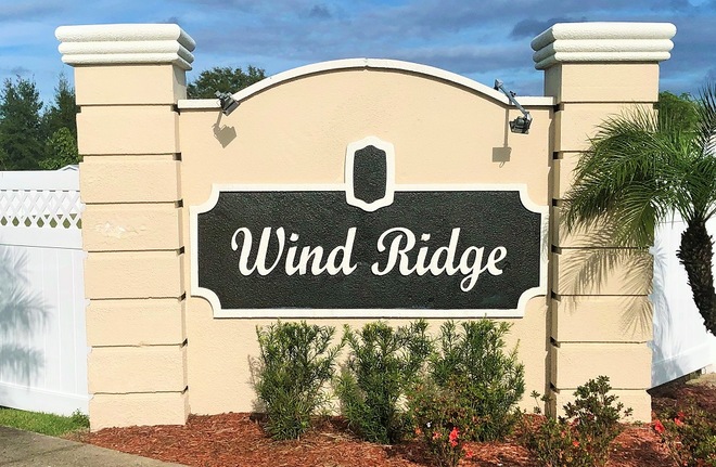 Wind Ridge Community Sign
