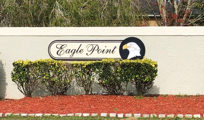Eagle Point Community Entrance Sign