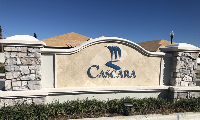 Cascara Community Entrance Sign