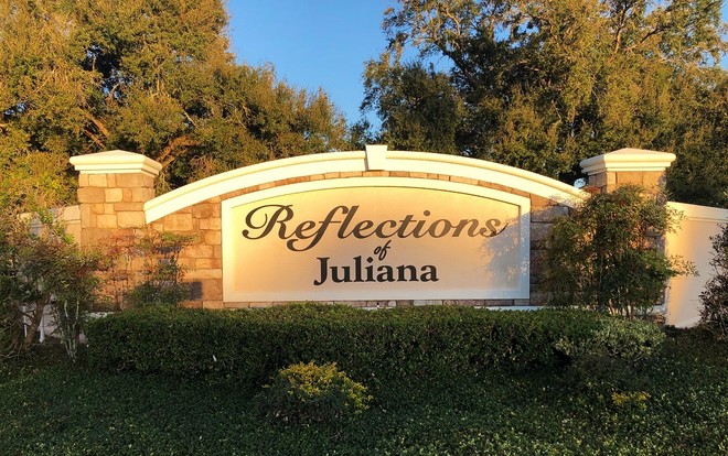 Reflections of Juliana Community Sign