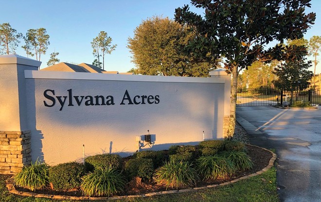 Sylvana Acres Community Sign