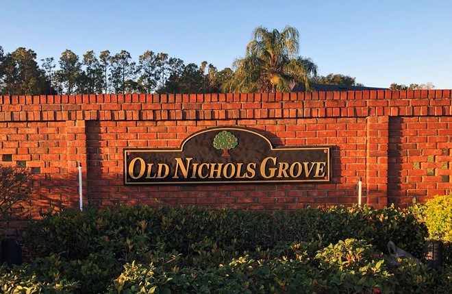 Old Nichols Grove Community Sign
